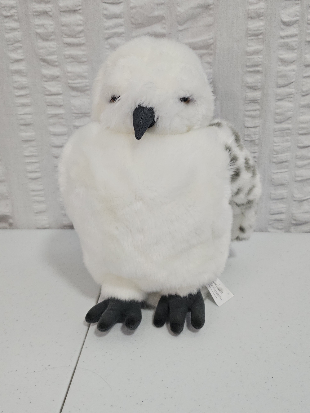 Harry Potter HEDWIG Squawking Plush OWL Puppet 360° Rotating Head Universal 12"